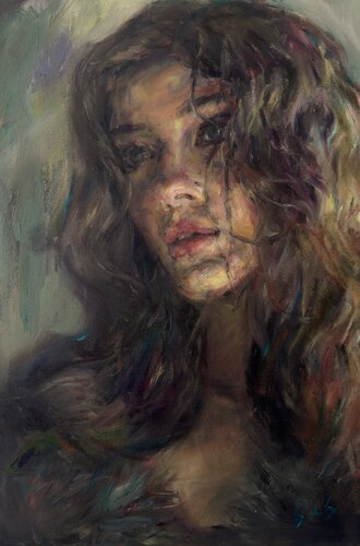 L'Éveil by Liubou Sas, Painting for Sale on Select