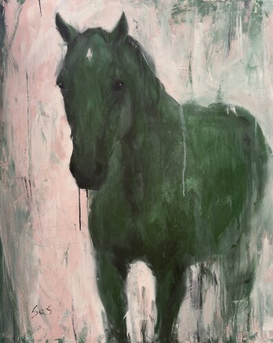 Green ash by Liubou Sas, Painting for Sale on Select