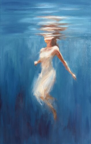 Naiad by Liubou Sas, Painting for Sale on Select