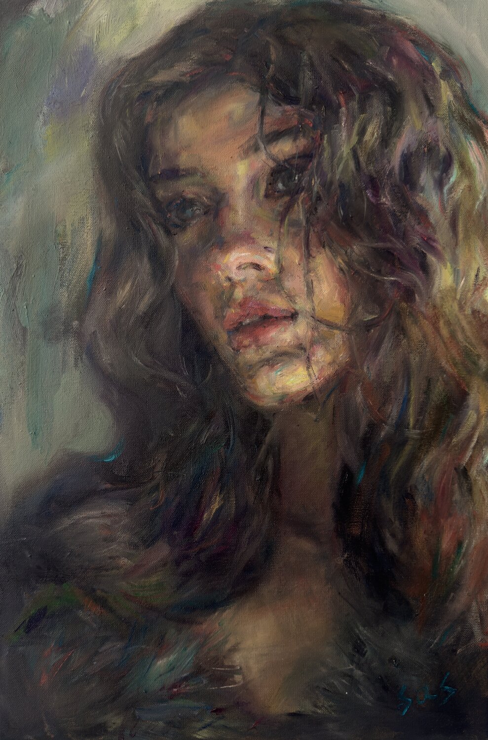 L'Éveil Liubou Sas Original painting for sale