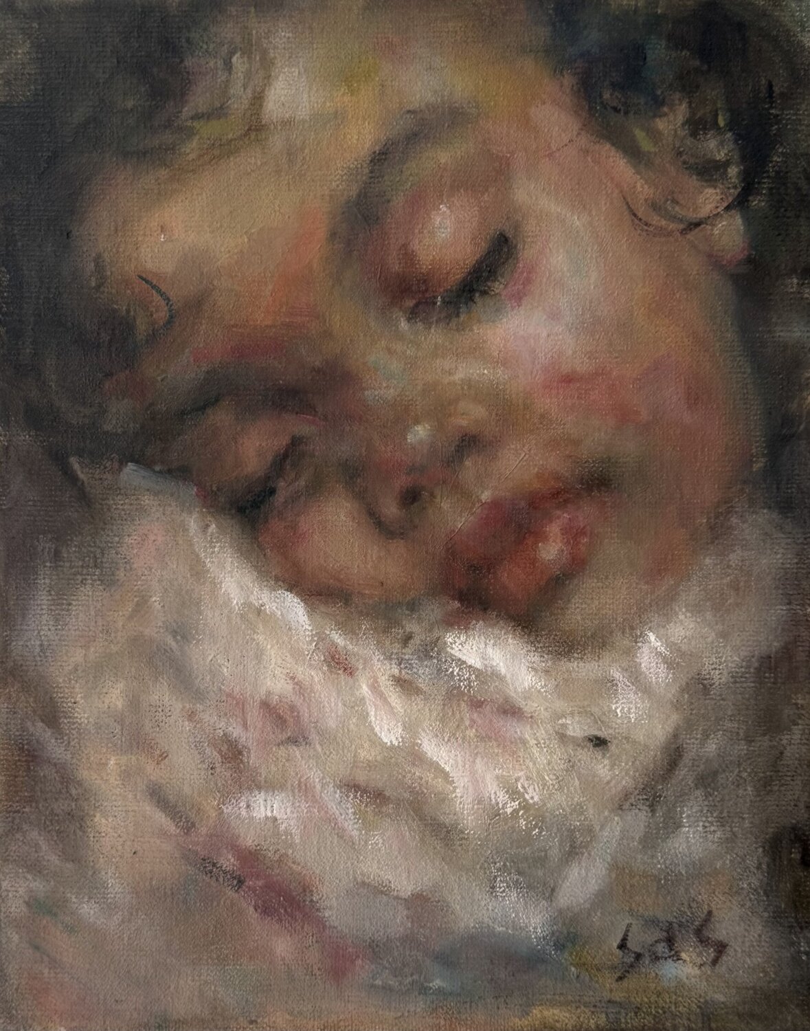 Etude of peace Liubou Sas Original painting for sale