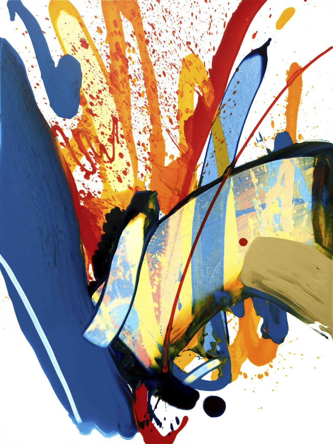 Cross-section of Start-2022-4 Seung Yoon Choi Original painting for sale