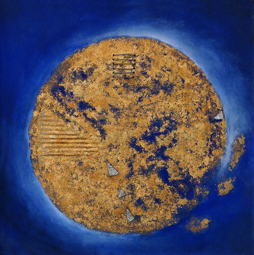 Frammenti Cosmici by Carlo Olper, Painting for Sale on Select