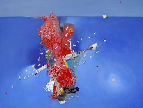 CORAL ISLAND by Carlo Olper, Painting for Sale on Select