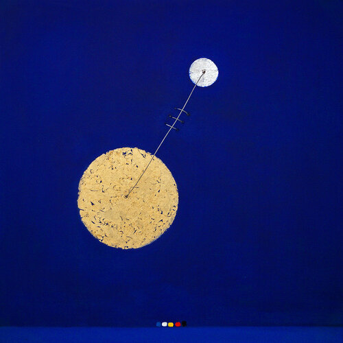 SATELLITI by Carlo Olper, Painting for Sale on Select
