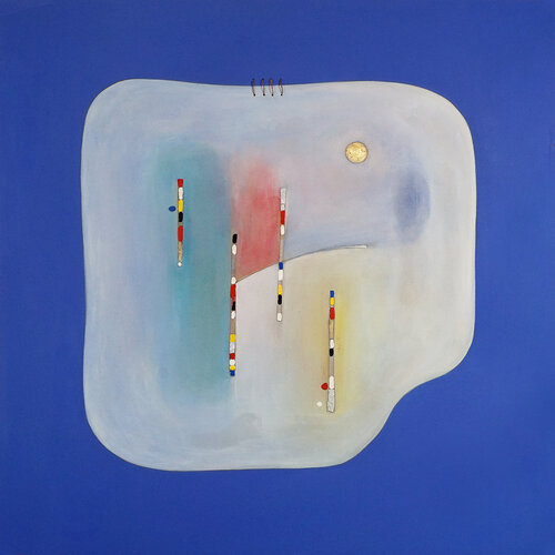 Microcosmo by Carlo Olper, Painting for Sale on Select