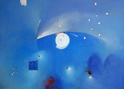 Rotazioni simultanee by Carlo Olper, Painting for Sale on Select