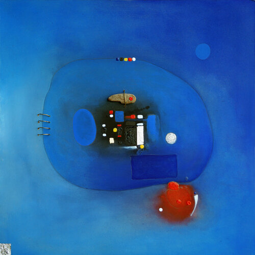 Microcosmo by Carlo Olper, Painting for Sale on Select