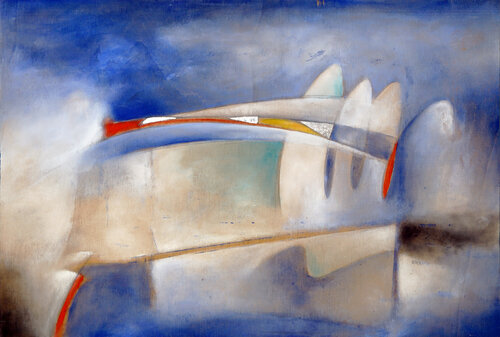 Periferia Industriale by Carlo Olper, Painting for Sale on Select
