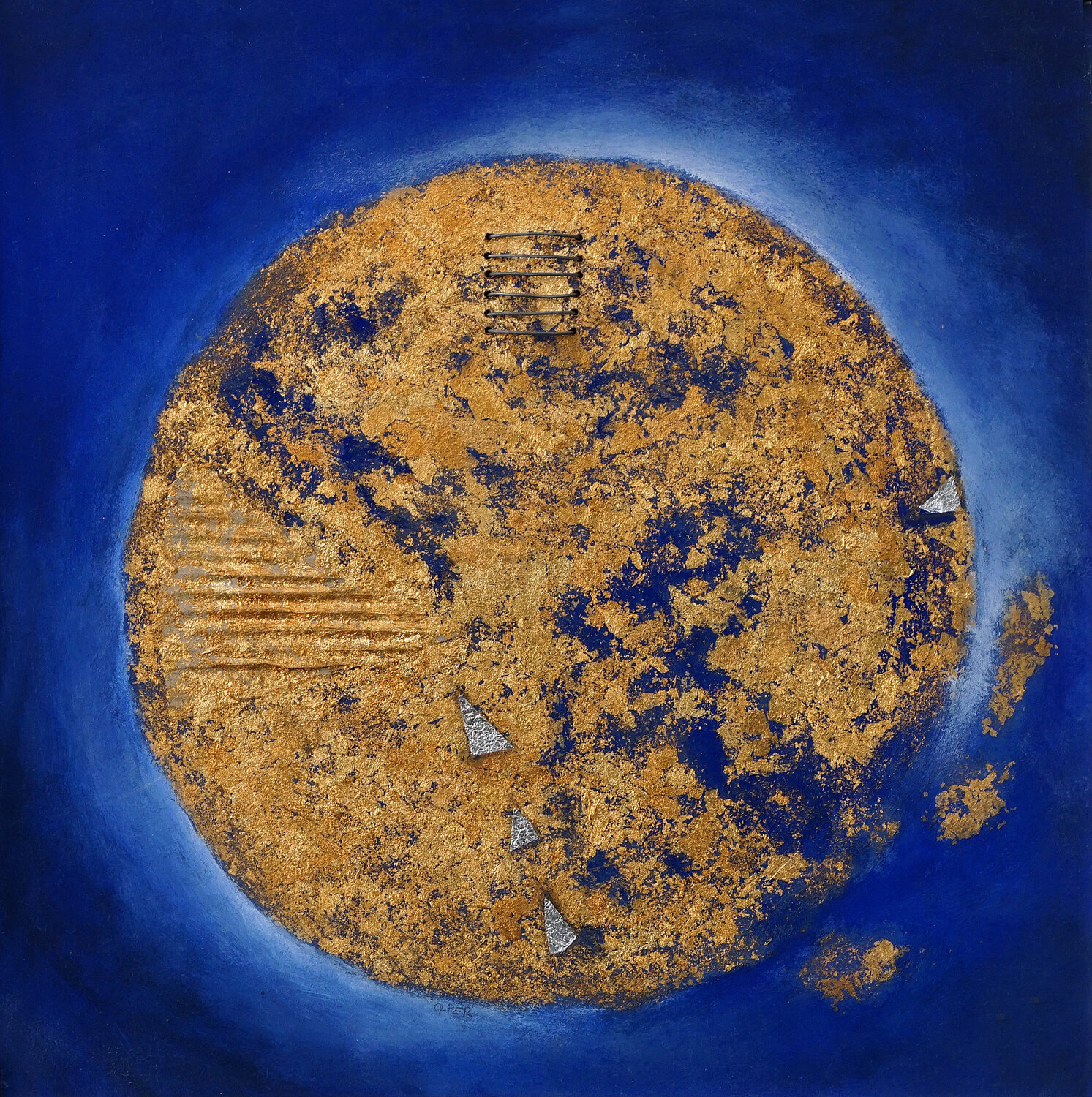 Frammenti Cosmici Carlo Olper Original painting for sale