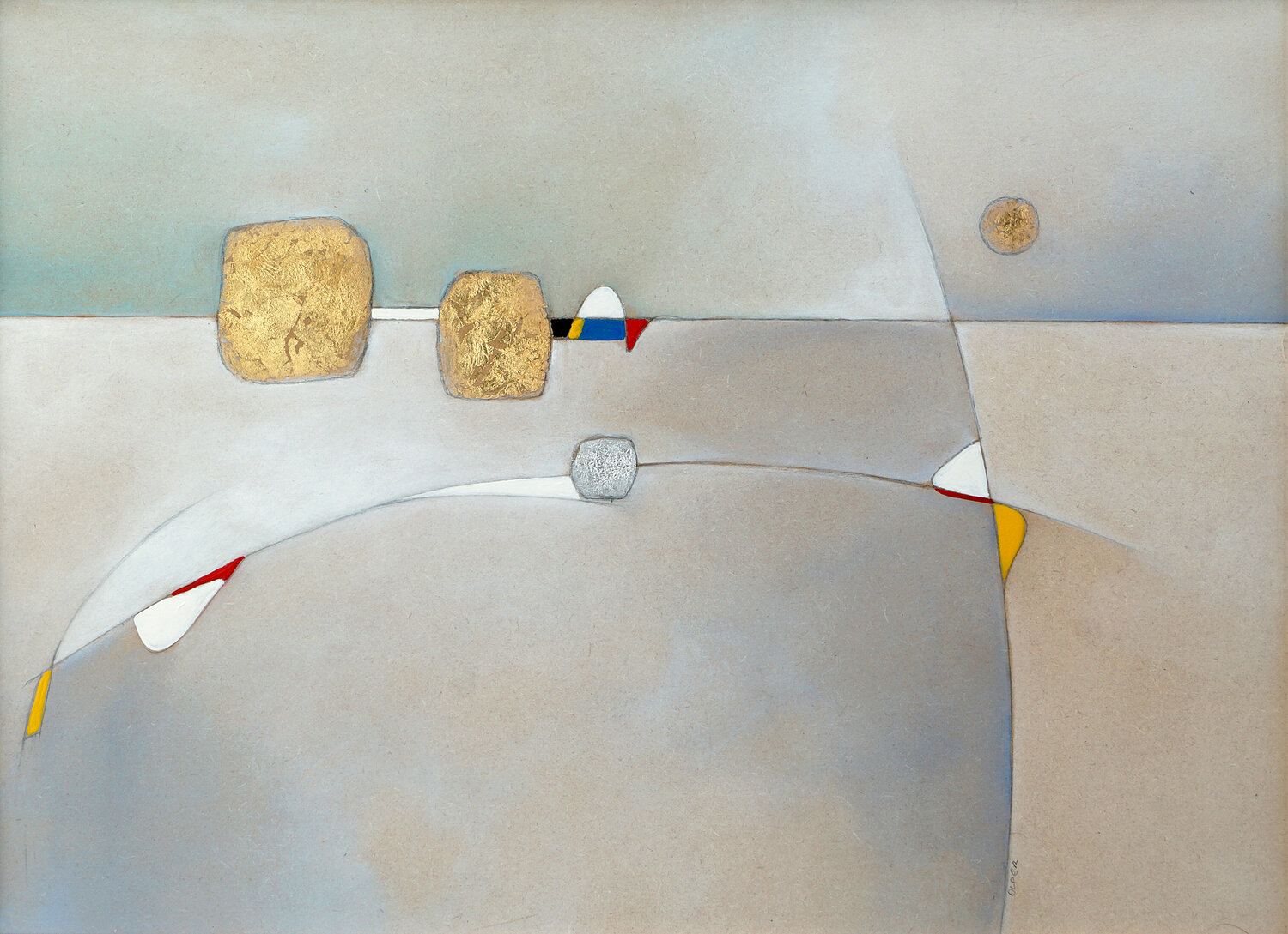 Antartide Carlo Olper Original painting for sale