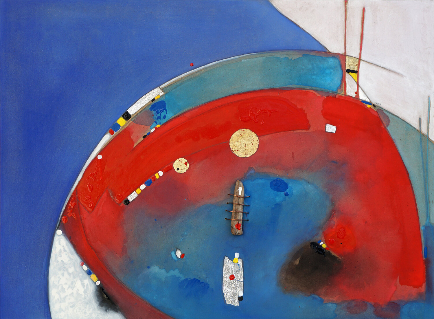Eruzione Carlo Olper Original painting for sale