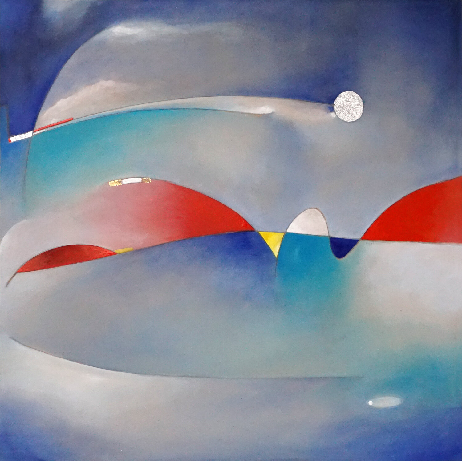 Poesia al chiaro di luna Carlo Olper Original painting for sale