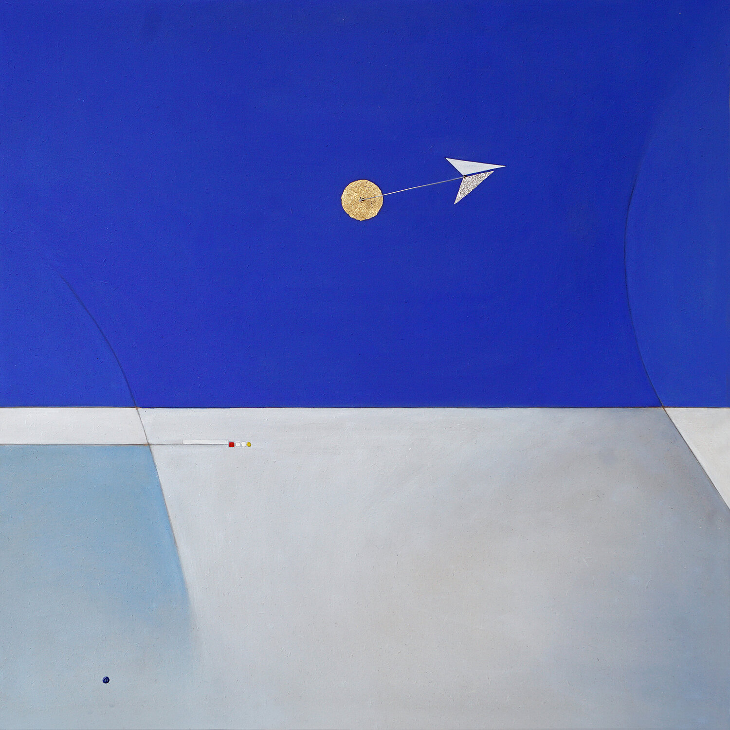 Il Volo del Silenzio Carlo Olper Original painting for sale