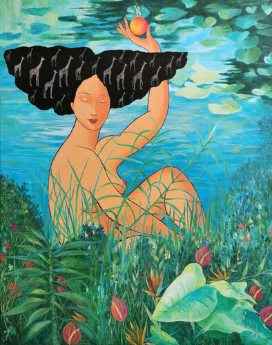 DILECTA by Laurence DUC, Painting for Sale on Select