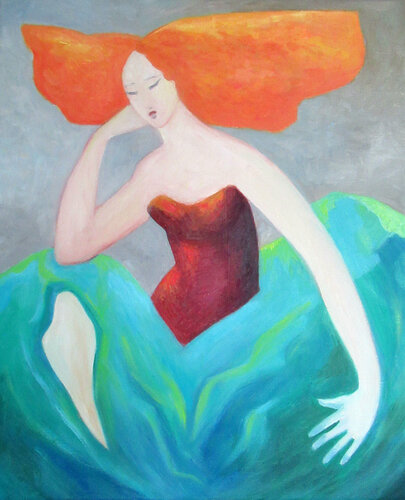 La lassitude. by Laurence DUC, Painting for Sale on Select
