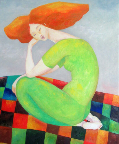 REPARTIR by Laurence DUC, Painting for Sale on Select