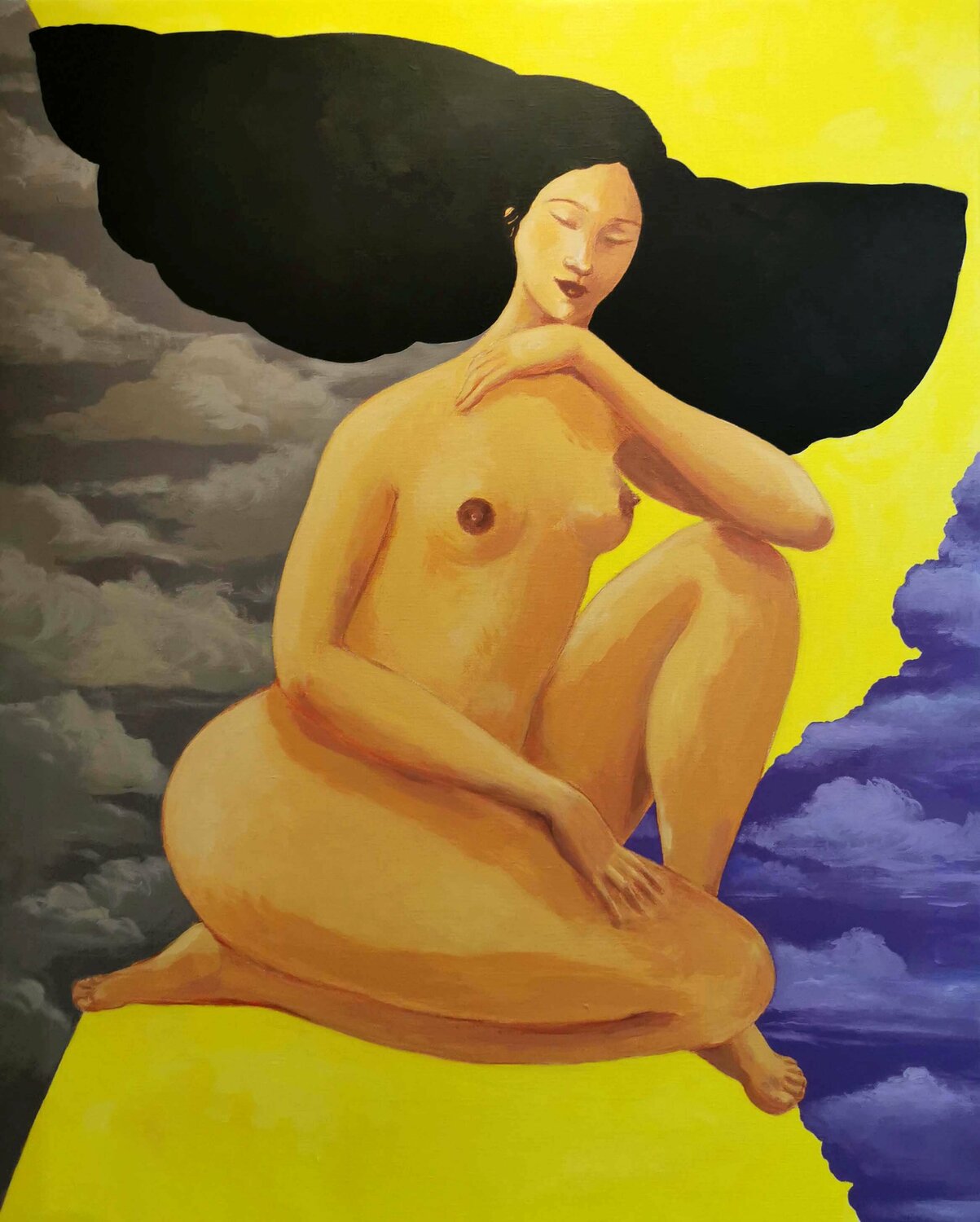 THALIS Laurence DUC Original painting for sale