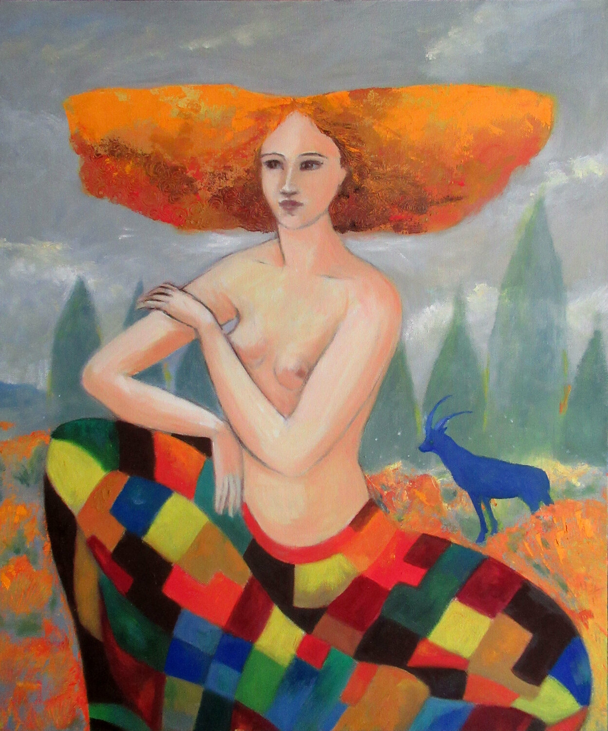 Totem Laurence DUC Original painting for sale