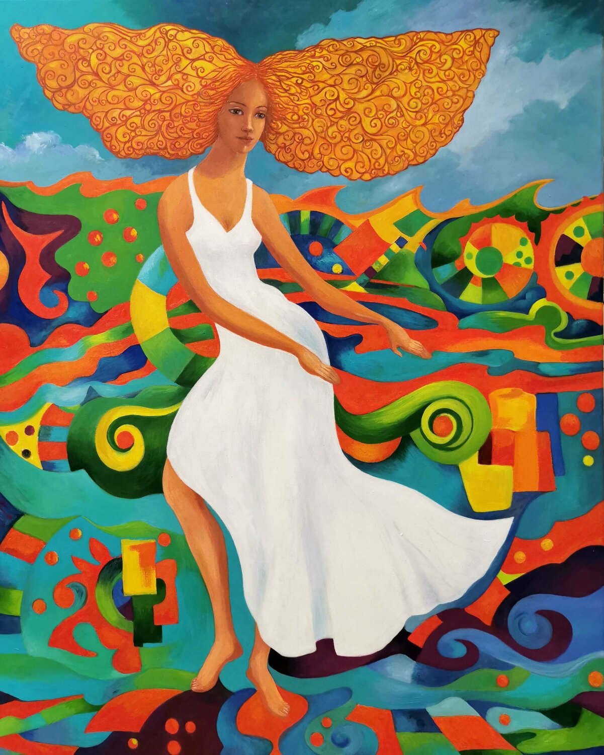 COLLAPSO Laurence DUC Original painting for sale