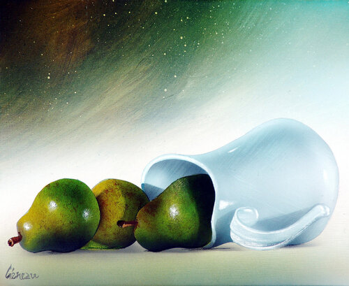 "POTAPOIRES" by Alain Brunet "Tenurb-Géneau", Painting for Sale on Select