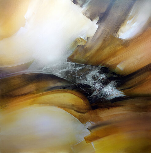 "COMPOSITION 551" by Alain Brunet "Tenurb-Géneau", Painting for Sale on Select