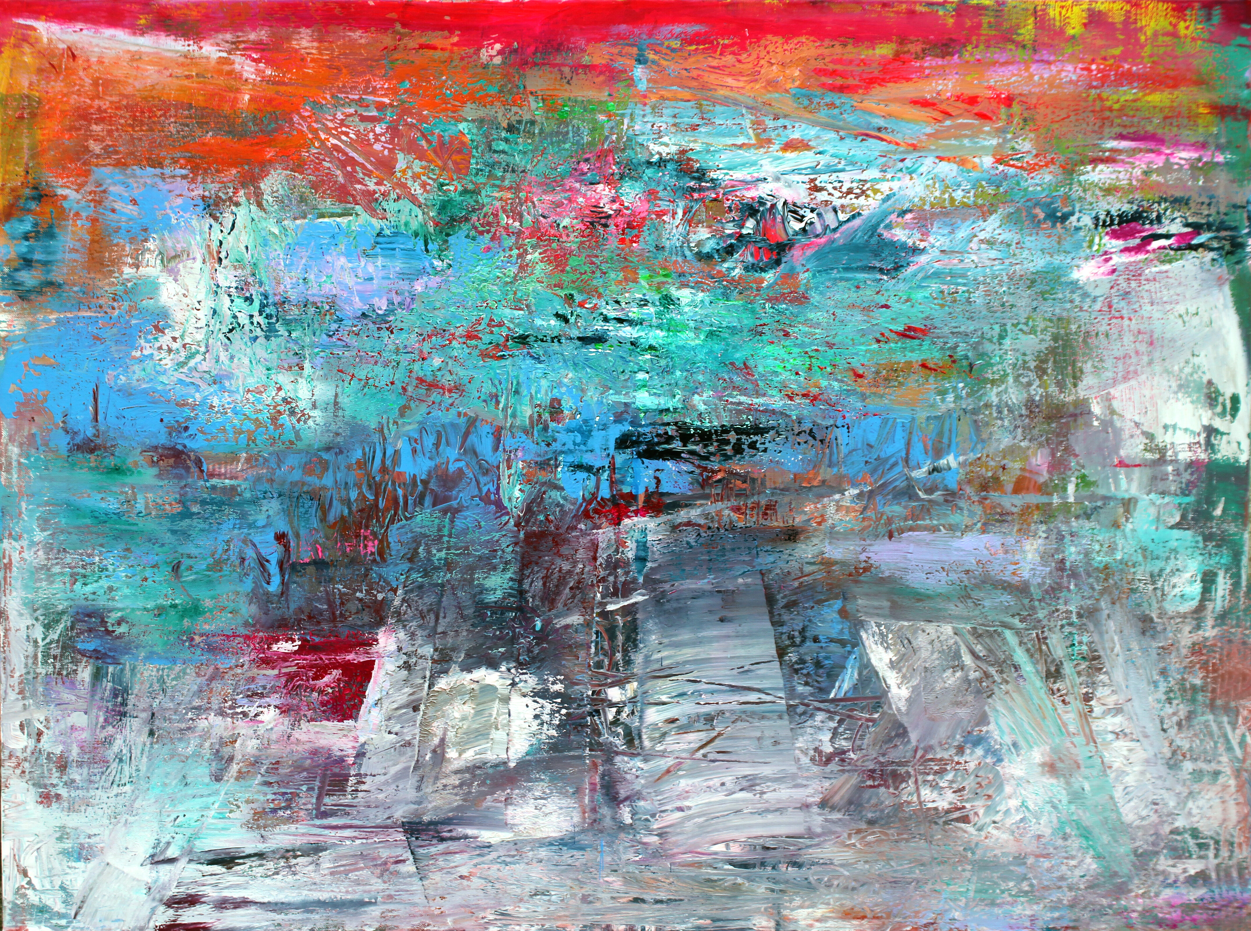 Extra large painting - The secret of life -