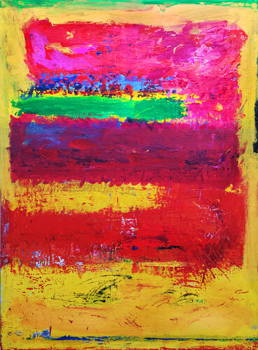 EXTRA LARGE 160X120 ABSTRACT PAINTING "BACH - CELLO SUITES" by Veljko Martinovic, Painting for Sale on Select