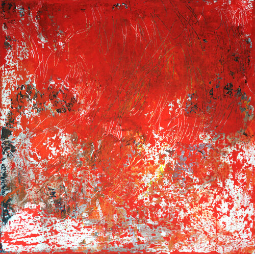 LARGE PAINTING - THE POWER OF RED - by Veljko Martinovic, Painting for Sale on Select