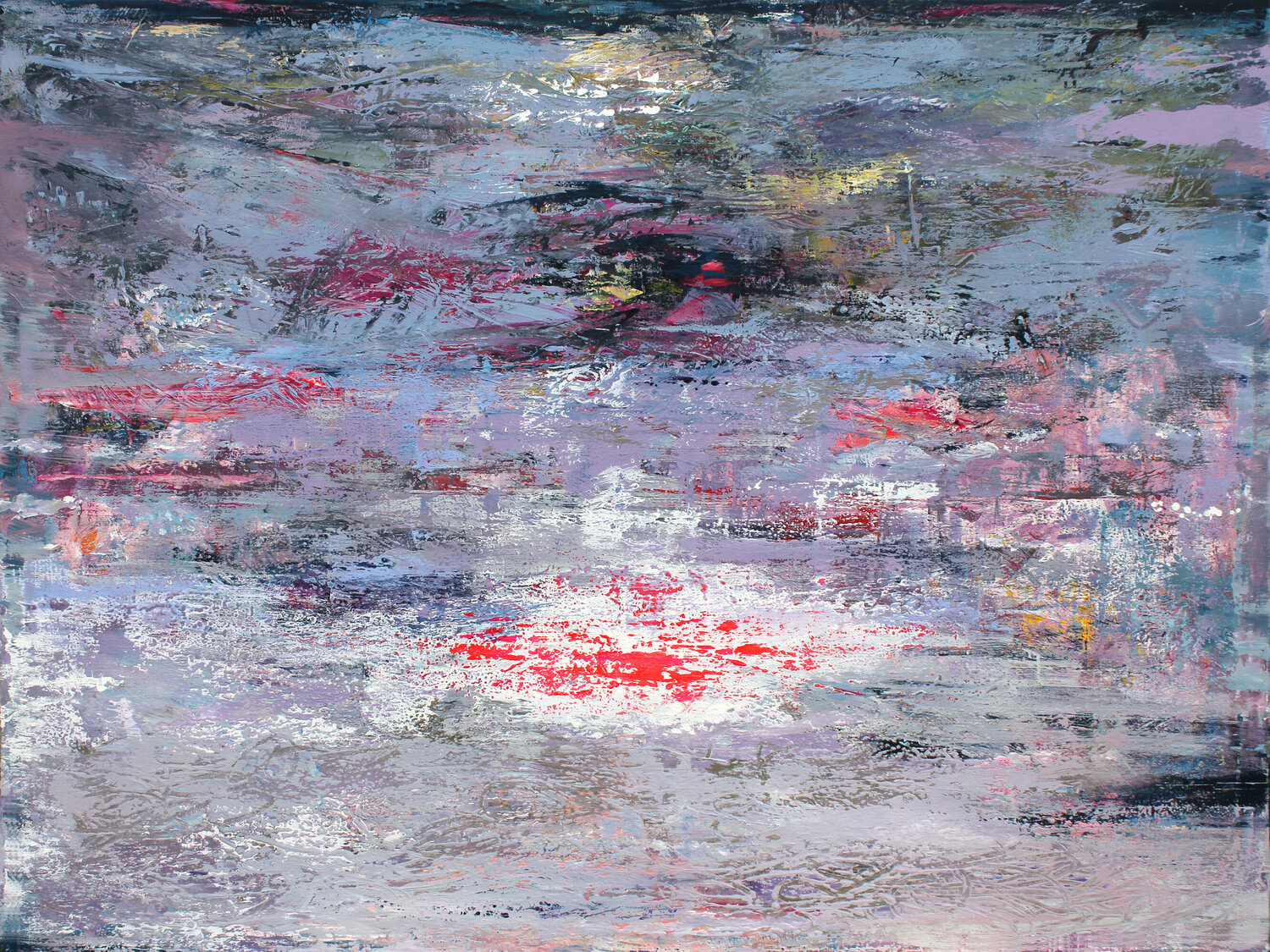 EXTRA LARGE 200X150 ABSTRACT PAINTING -Blessed morning - Veljko Martinovic Original painting for sale