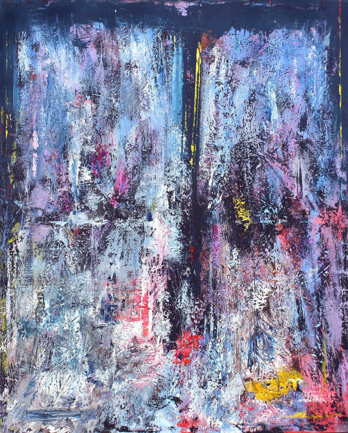 EXTRA LARGE PAINTING 235X190 - ERIK SATIE - GNOSSIENNEN N0 1- Veljko Martinovic Original painting for sale