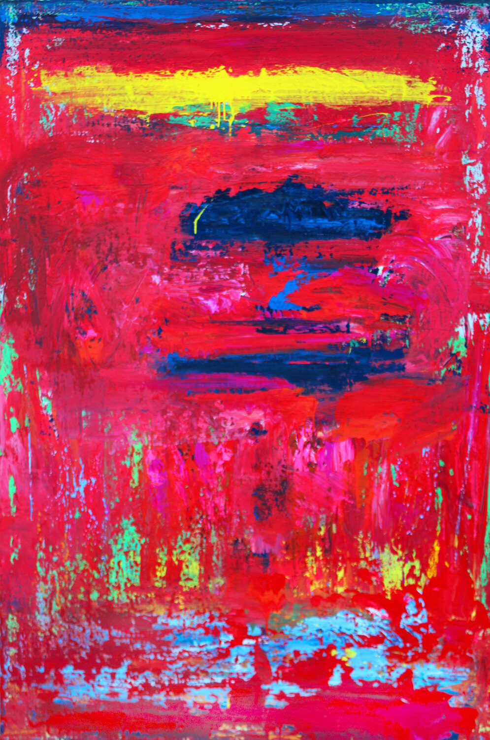 Large Abstract -Passacaglia- Veljko Martinovic Original painting for sale