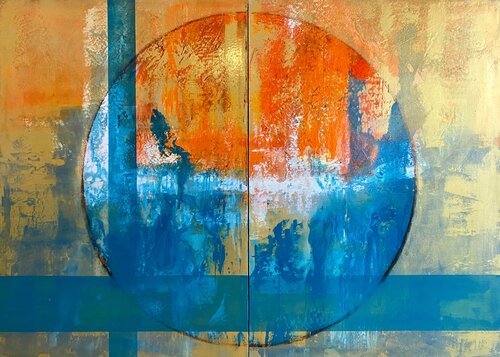 Eudaimonía by Javier Santana, Painting for Sale on Select