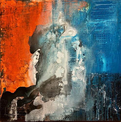 Eudaimonía Sincronicidad by Javier Santana, Painting for Sale on Select