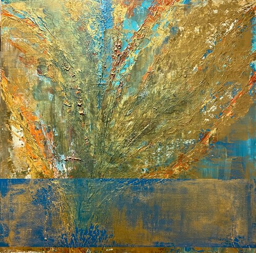 Eudaimonía Explosion by Javier Santana, Painting for Sale on Select