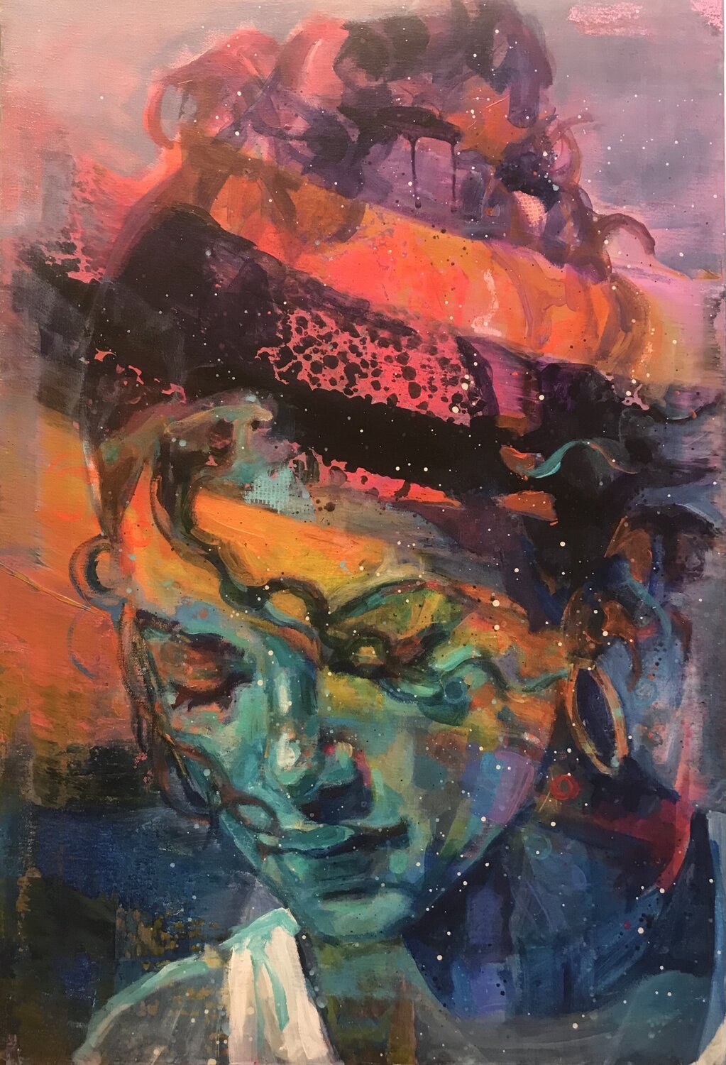 Lo haré! (I’ll do it!) Javier Santana Original painting for sale