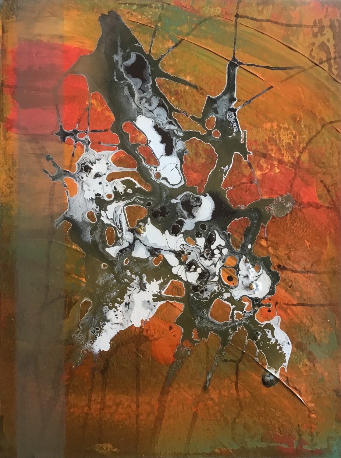 Me re conectas (conmigo mismo) Javier Santana Original painting for sale