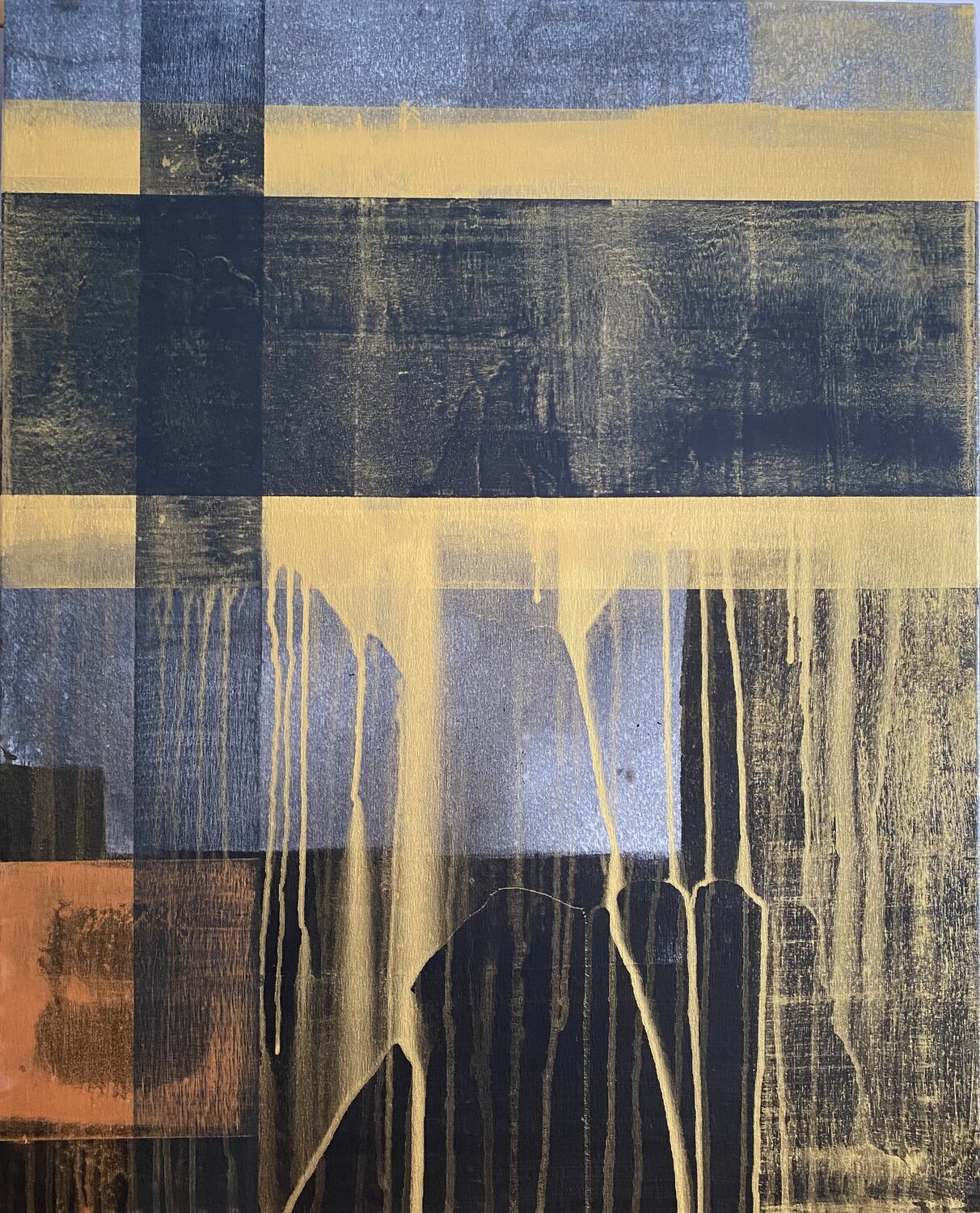 El Ápeiron IV Javier Santana Original painting for sale