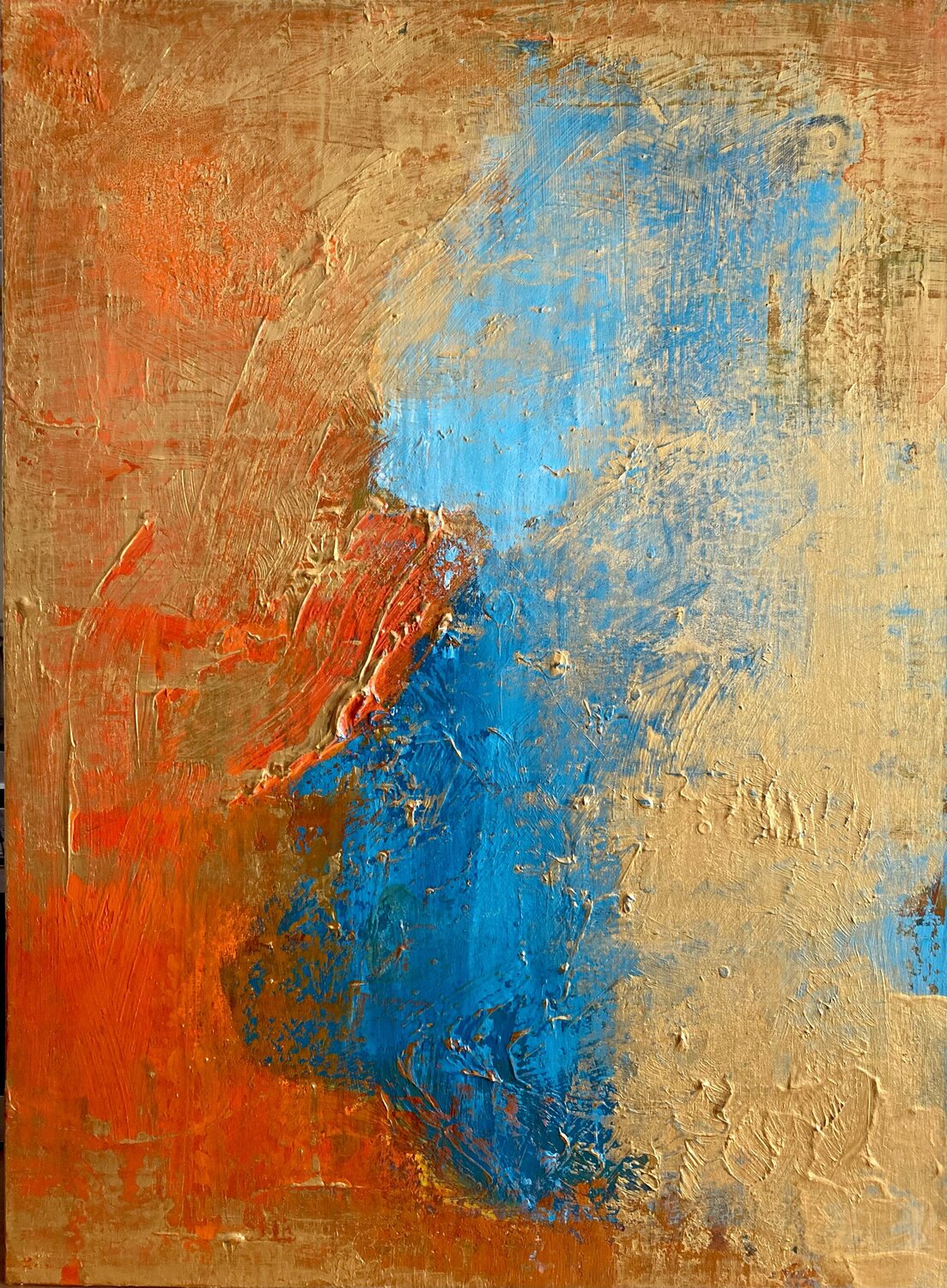Eudaimonía Reflejo Interior Javier Santana Original painting for sale