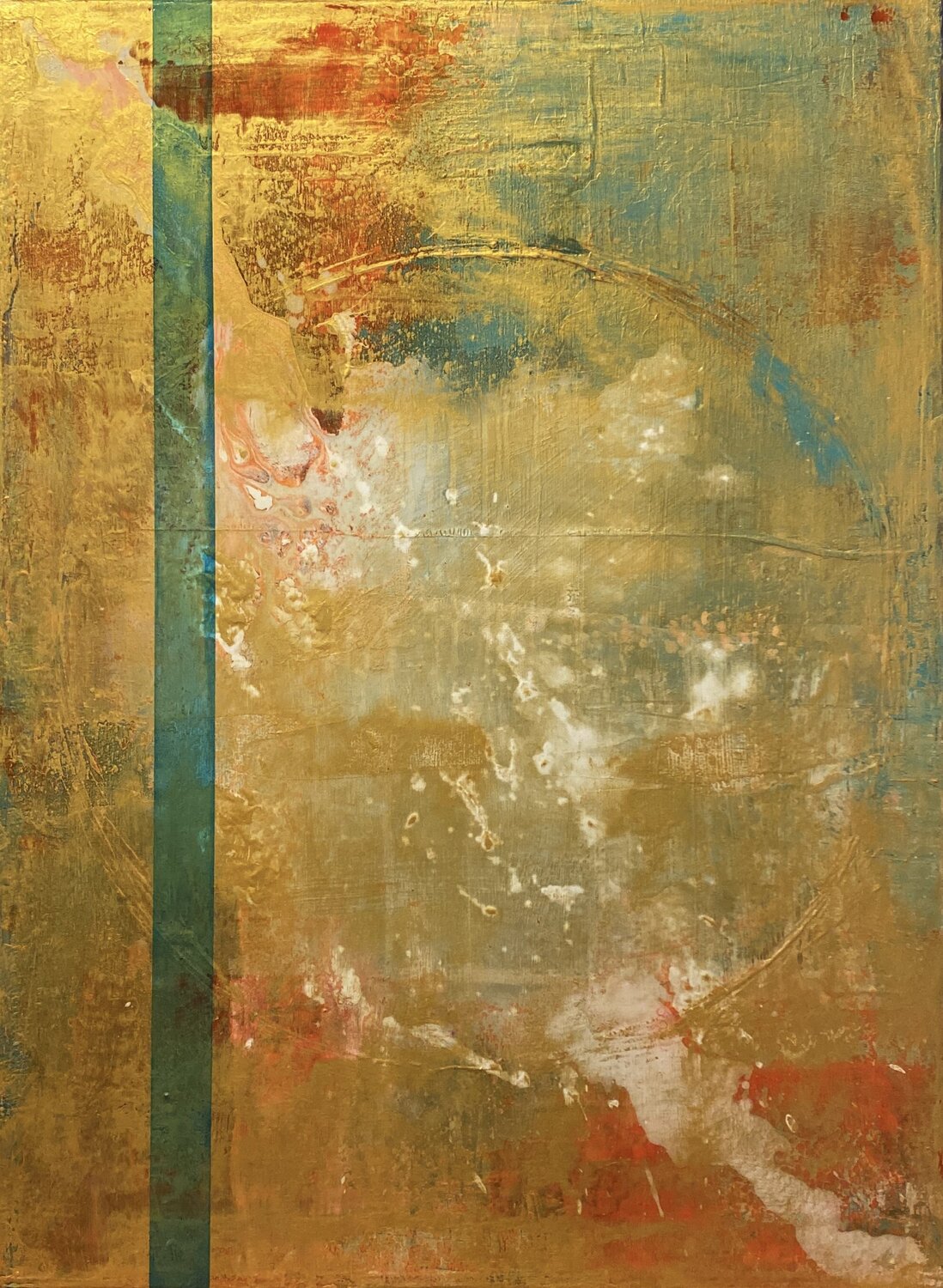 Eudaimonía Halo Javier Santana Original painting for sale