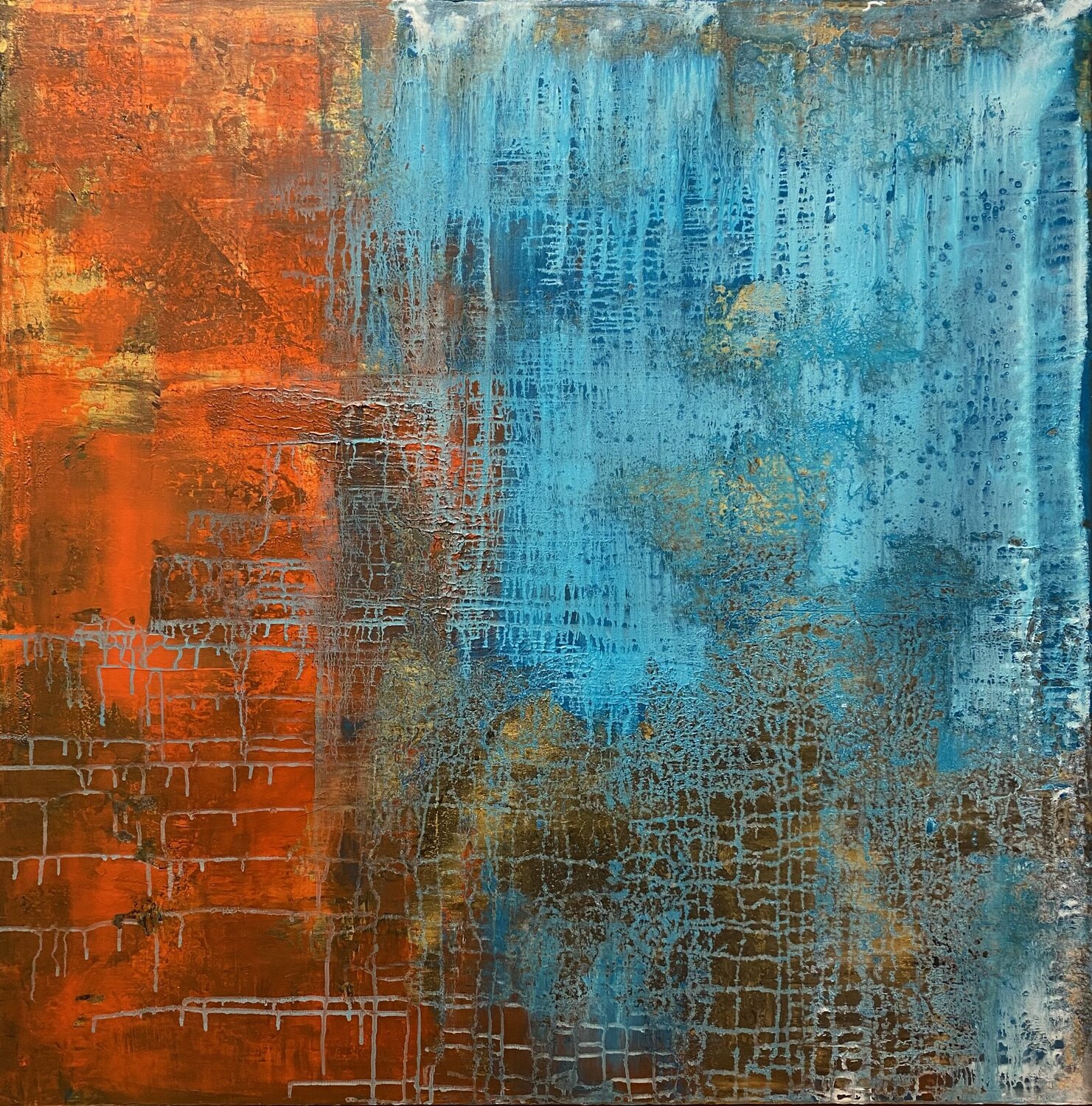 Equilibrio - Eudaimonía Javier Santana Original painting for sale