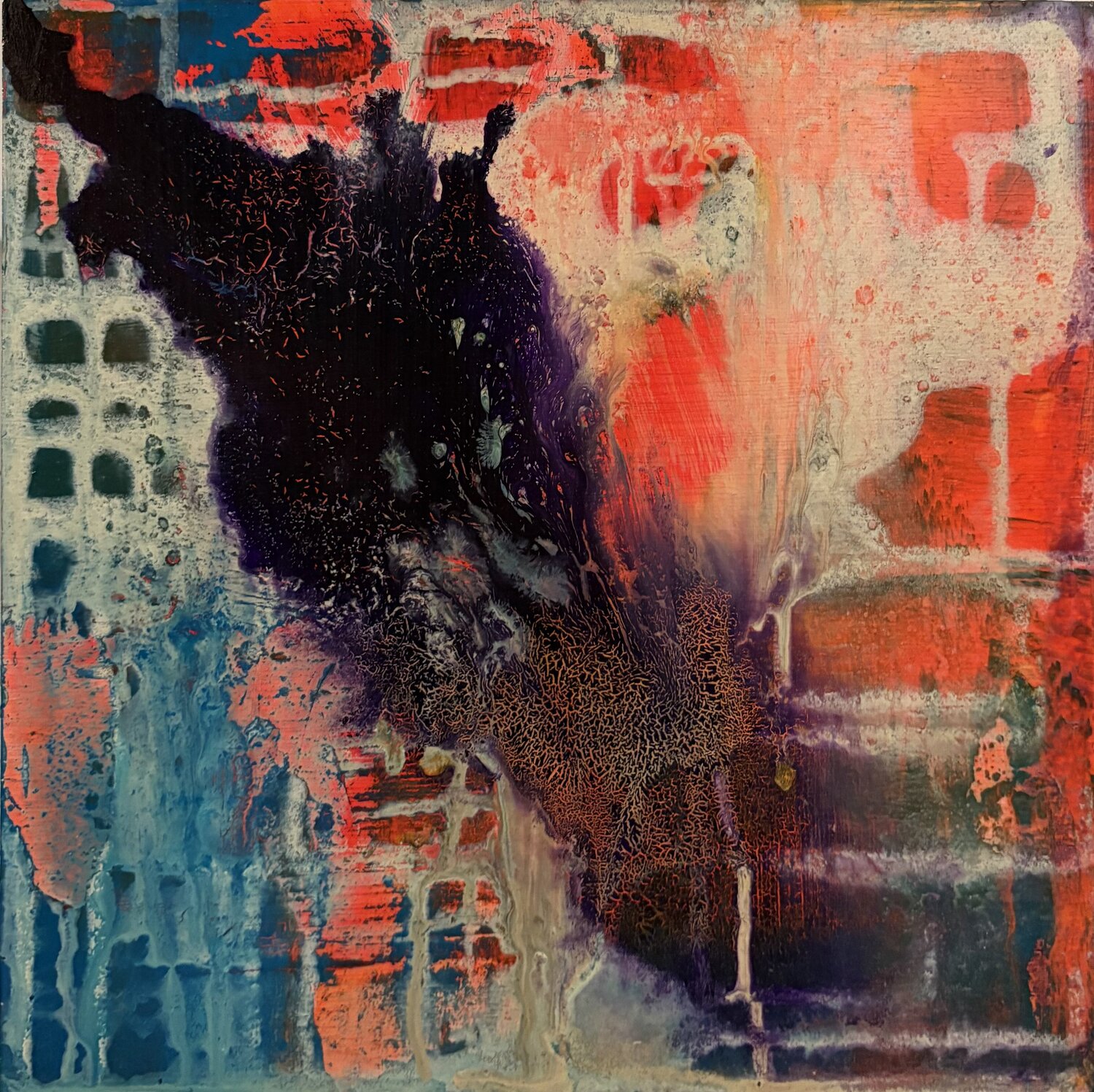 New Eudaimonía 5º Javier Santana Original painting for sale