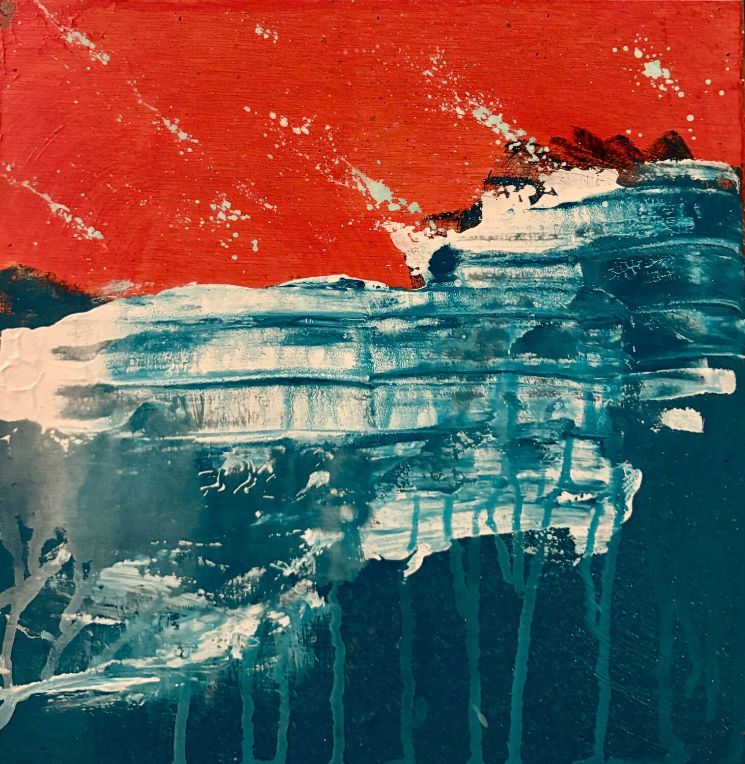 Eudaimonía 7º Javier Santana Original painting for sale