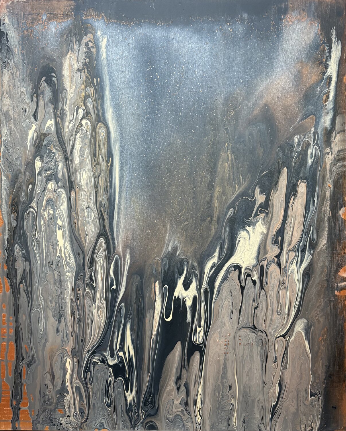 Abismo Javier Santana Original painting for sale
