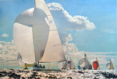 SAILS REALM by Tatiana Rezvaya, Painting for Sale on Select