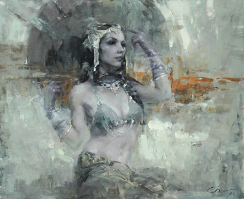 Temptation by Sergei Chernyakovsky, Painting for Sale on Select
