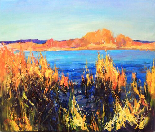 Evening Rays by Sergei Chernyakovsky, Painting for Sale on Select