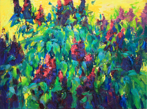 Spring time by Sergei Chernyakovsky, Painting for Sale on Select