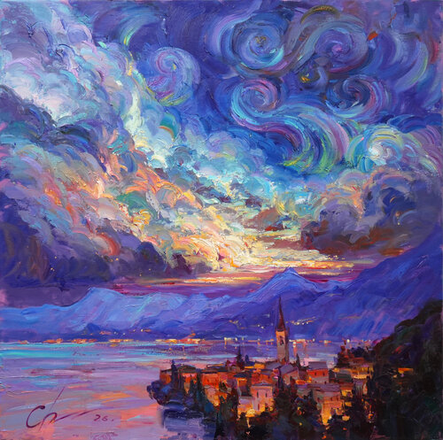 The Sky Above the Silence by Sergei Chernyakovsky, Painting for Sale on Select