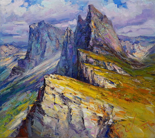 Dolomite Alps by Sergei Chernyakovsky, Painting for Sale on Select